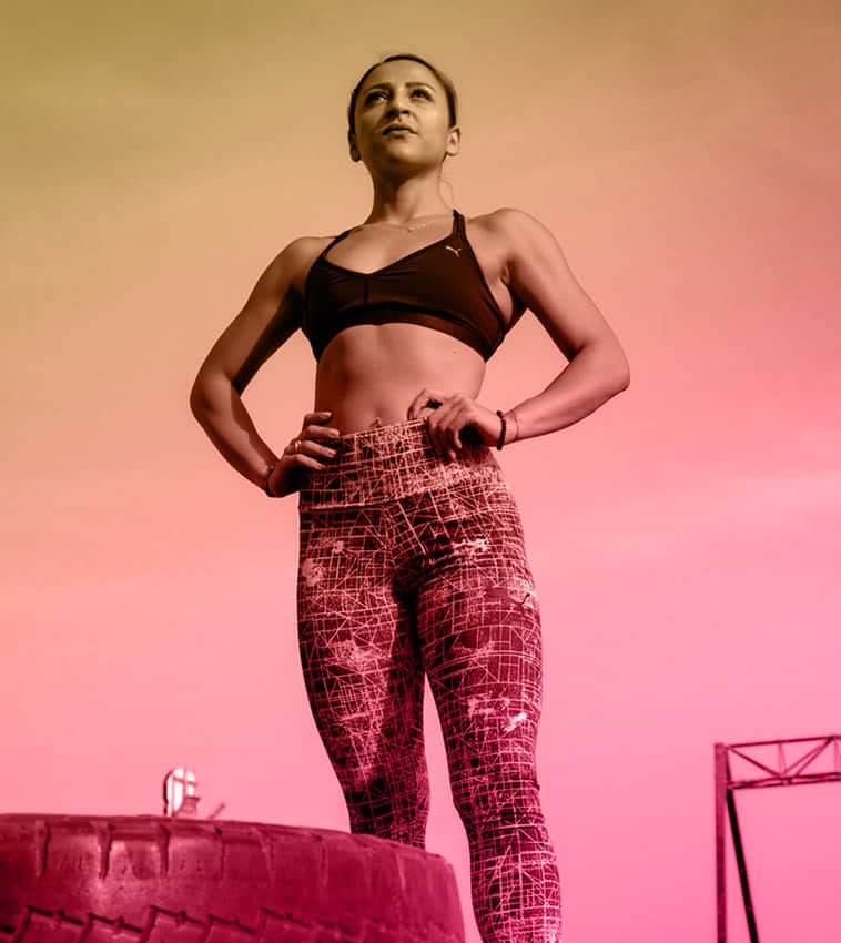 image of a girl standing