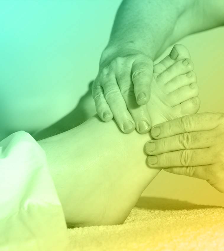 image of a foot massage