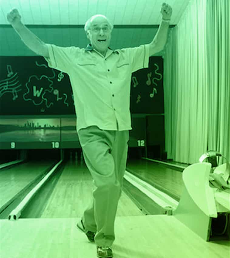 elderly person dancing