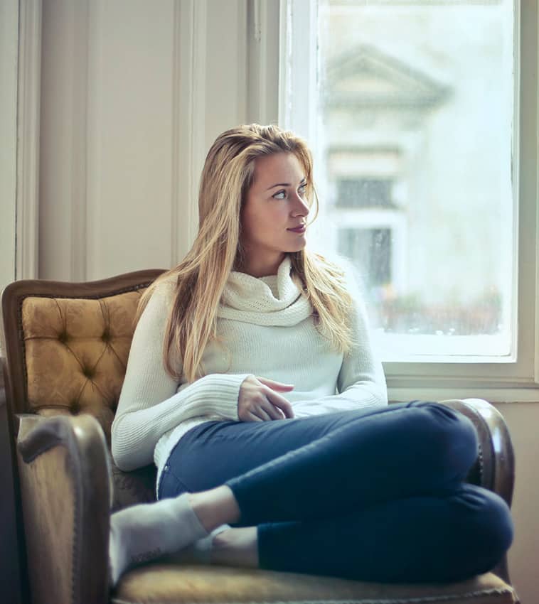 girl wearing syounaa sports socks and sweater